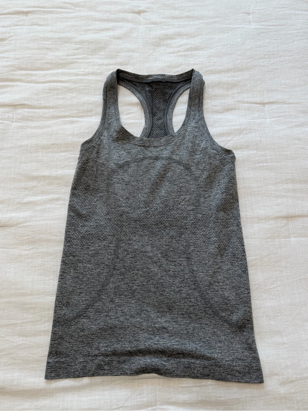 Lululemon Swiftly Tech Heathered Gray Racerback Tank Top